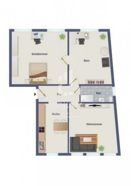 Traben-Trarbach Großzügige Wohnung im Stadtkern von Trarbach Wohnung mieten