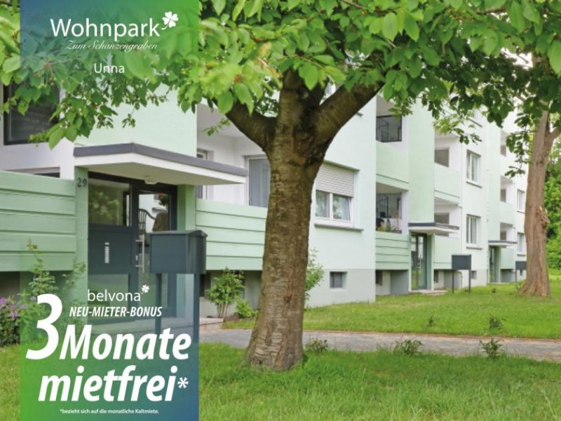 Unna Frisch sanierte 3 Zimmer-Ahorn-Luxuswohnung im Wohnpark Zum Schanzengraben!
3 Monate mietfrei! Wohnung mieten