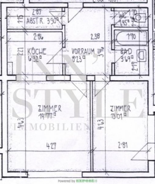 Innsbruck/Höttinger Au Innsbruck: 2-Zimmer-Wohnung am Innufer im Grünen zu vermieten Wohnung mieten