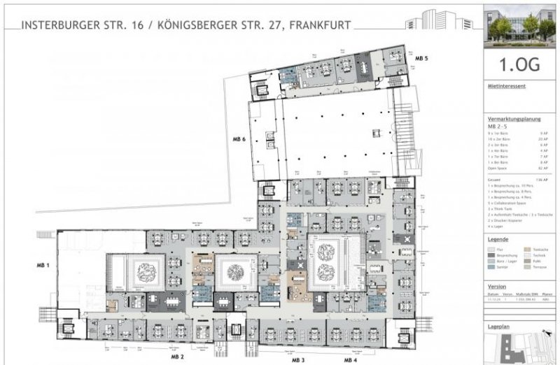 Frankfurt am Main ATIK: Helle Büroflächen in zentraler Lage – provisionsfrei Gewerbe mieten