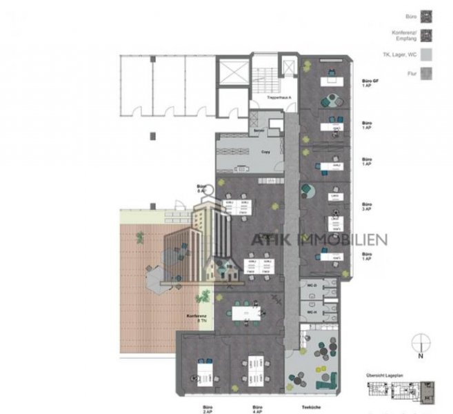 Dreieich ATIK: Attraktive Büroflächen mit Dachterrassen und Loft-Ambiente in Dreieich Gewerbe mieten
