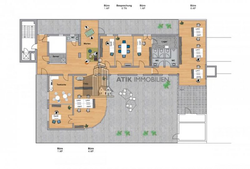 Dreieich ATIK: Attraktive Büroflächen mit Dachterrassen und Loft-Ambiente in Dreieich Gewerbe mieten