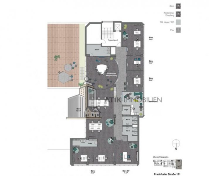 Dreieich ATIK: Attraktive Büroflächen mit Dachterrassen und Loft-Ambiente in Dreieich Gewerbe mieten