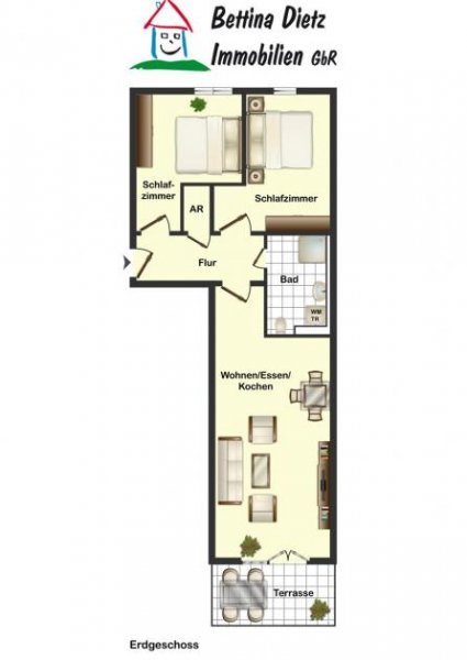 Rödermark DIETZ: Moderne und helle 3-Zimmerwohnung im 4.OG! mit 2 TG-Stellplätzen und Kellerraum! Wohnung mieten
