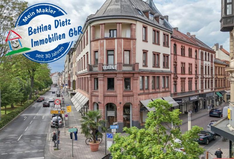Aschaffenburg DIETZ: 3-4-Zimmer-Dachgeschosswohnung mit Aufzug - Beste Innenstadtlage von Aschaffenburg! Wohnung mieten