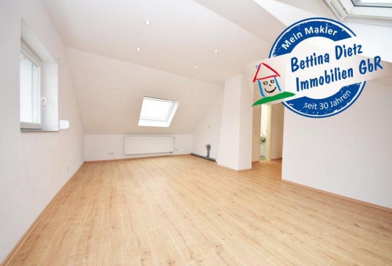 Mainaschaff DIETZ: Moderne und neu-renovierte 2-Zimmer-Dachgeschosswohnung in ruhiger Wohnlage von Mainaschaff! Wohnung mieten