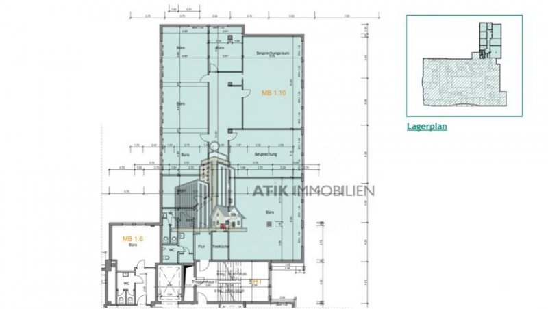 Darmstadt ATIK: Attraktive Gewerbeflächen in der Fußgängerzone - flexibel nutzbar - provisionsfrei Gewerbe mieten