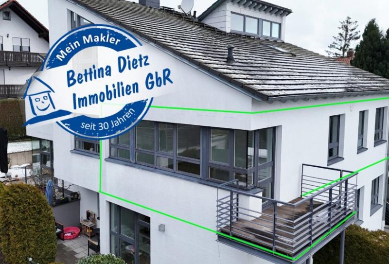 Groß-Zimmern DIETZ: Gut ausgerüstete Wohnung mit Einbauküche, Balkon, Fußbodenh., Wanne + Dusche in ruhiger Lage! Wohnung mieten