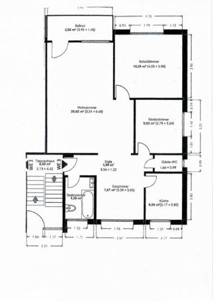 Trebur Neu sanierte schicke 3-Zimmer-Wohnung mit Balkon und Stellplatz in ruhiger Lage Wohnung mieten