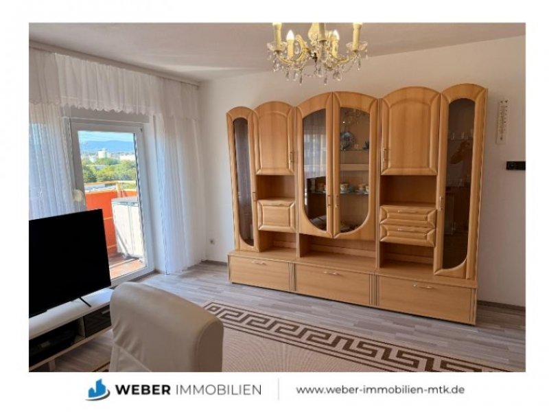 Hattersheim am Main Ihr Logenplatz über Hattersheim – helle, vollmöblierte 2-Zimmer-Wohnung mit Westbalkon Wohnung mieten