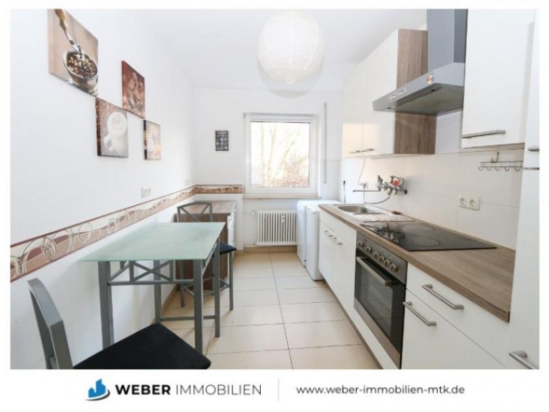 Hattersheim am Main VOLLMÖBLIERTE, helle 2 ZKB mit Balkon in verkehrsgünstiger Lage Hattersheims Wohnung mieten