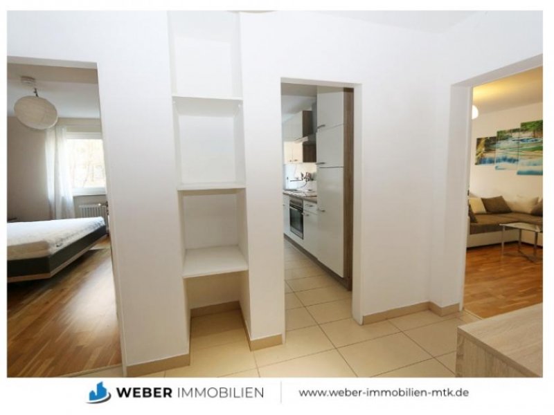 Hattersheim am Main VOLLMÖBLIERTE, helle 2 ZKB mit Balkon in verkehrsgünstiger Lage Hattersheims Wohnung mieten