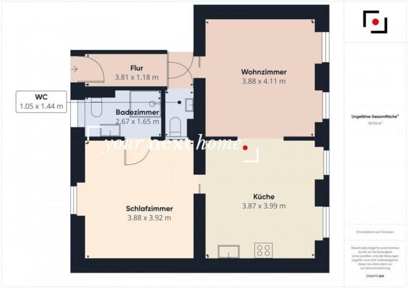Neunkirchen Möblierte 2ZKB Wohnung in NK-Wellesweiler inkl. Gartenmitbenutzung Wohnung mieten