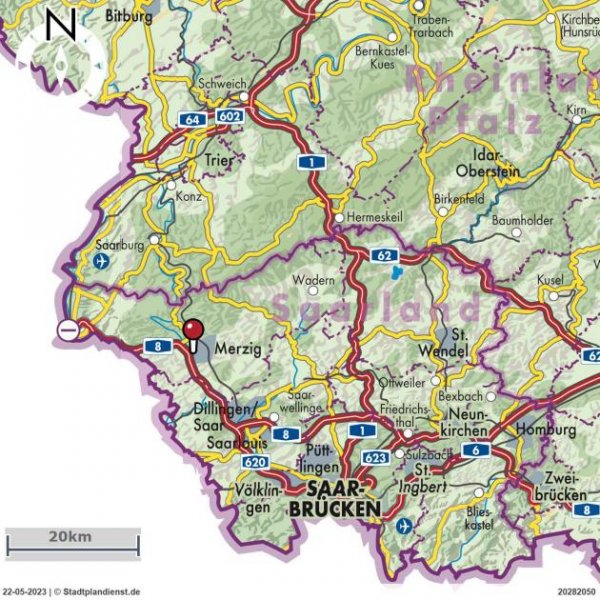 Merzig Laden-/Büro/Kanzlei/Praxisfläche zentral in Merzig, Neubau, großes Schaufenster, Niedrigenergie Gewerbe mieten