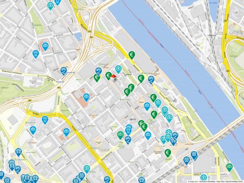 Ludwigshafen am Rhein ATIK: Moderne Büroflächen in der Fußgängerzone - provisionsfrei Gewerbe mieten