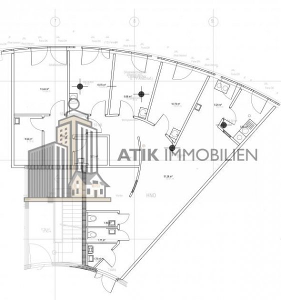 Ludwigshafen am Rhein ATIK: Repräsentative Praxisfläche direkt am Berliner Platz im Faktorhaus Gewerbe mieten