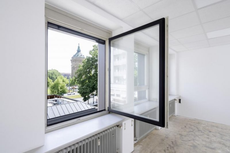 Mannheim ATIK: Exklusive Bürofläche in der Fressgasse mit Wasserturm-Panorama über der Deutschen Bank Gewerbe mieten