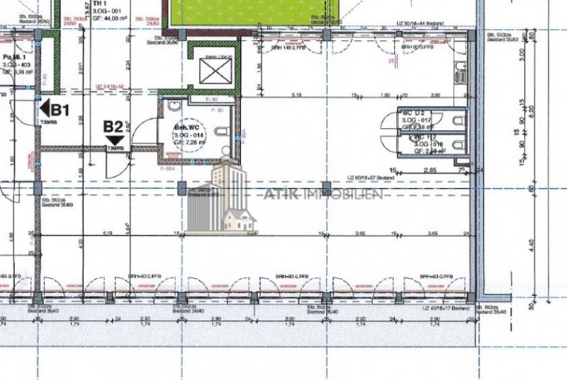 Mannheim ATIK: Helle Büroflächen in bester Lage - Nähe Wasserturm - provisionsfrei Gewerbe mieten