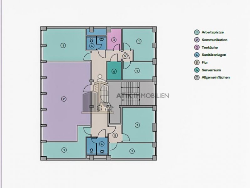 Mannheim ATIK: Klimatisierte Büroflächen mit exklusivem Wasserturmblick - provisionsfrei Gewerbe mieten