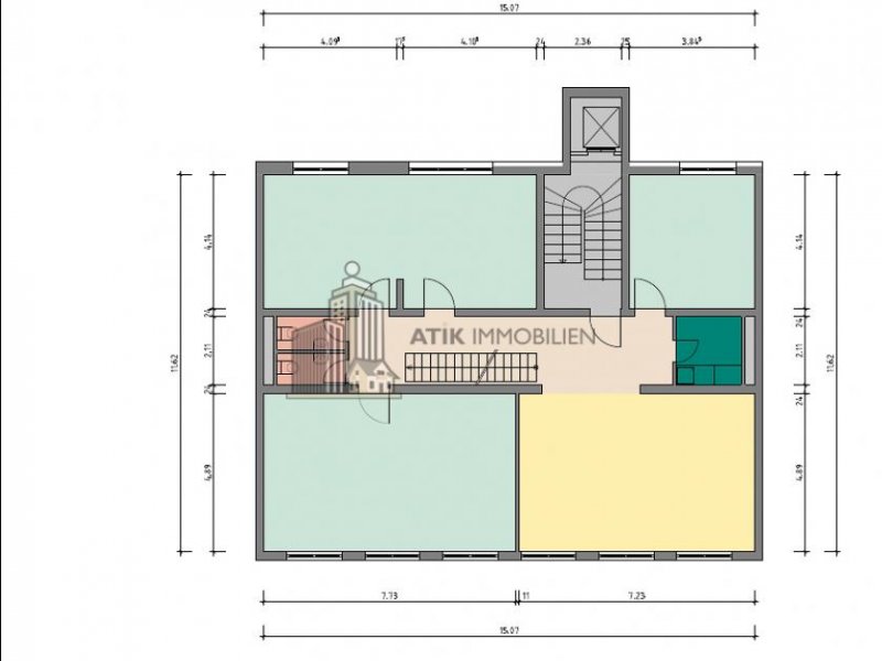 Mannheim ATIK: Klimatisierte Büroflächen mit Dachterrasse und exklusivem Wasserturmblick - provisionsfrei Gewerbe mieten