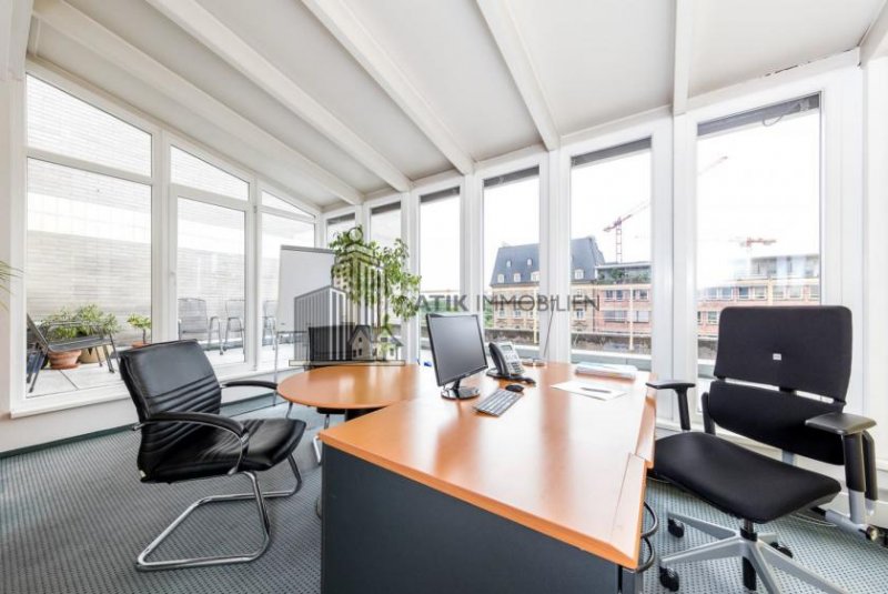 Mannheim ATIK: Klimatisierte Büroflächen mit Dachterrasse und exklusivem Wasserturmblick - provisionsfrei Gewerbe mieten