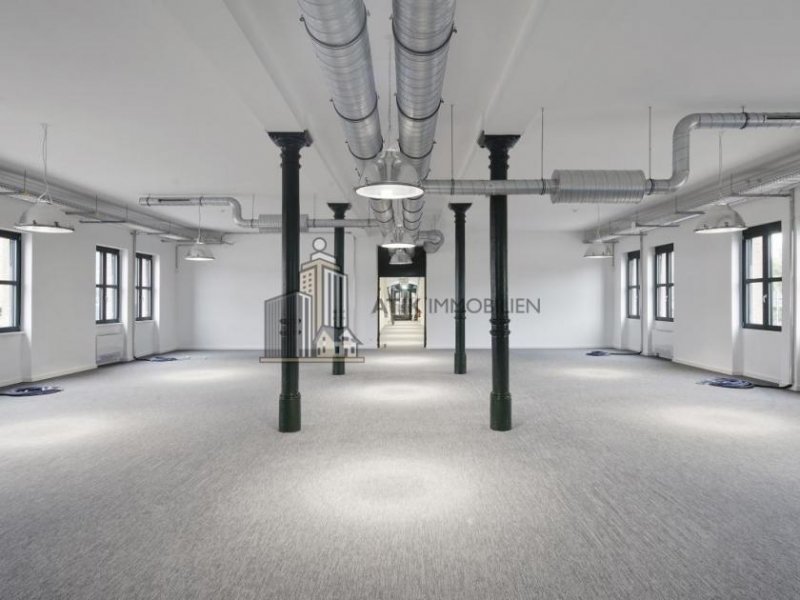 Mannheim ATIK: Loft-Charakter mit moderner Flächengestaltung im Turbinenwerk, Haus Ampère - provisionsfrei Gewerbe mieten