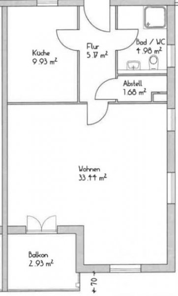 Dobel Wie Urlaub: 1-Zimmer Wohnung mit Balkon und Garage Wohnung mieten