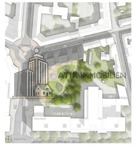 Karlsruhe ATIK: Moderne Büroflächen im historischen Markgräflichen Palais - provisionsfrei Gewerbe mieten