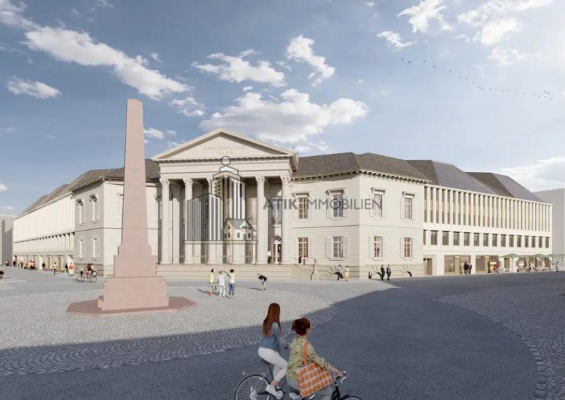 Karlsruhe ATIK: Moderne Büroflächen im historischen Markgräflichen Palais - provisionsfrei Gewerbe mieten