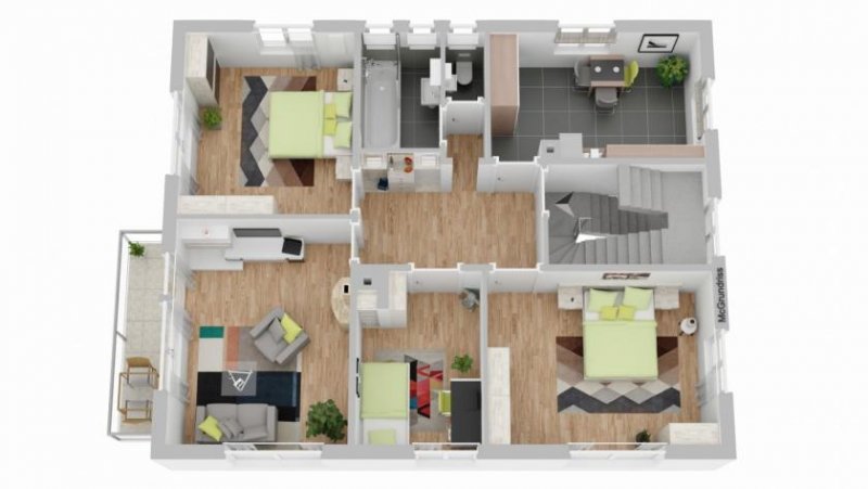 Rottweil Lichtdurchflutete 4-Zimmer-Wohnung mit Balkon in Rottweil Wohnung mieten