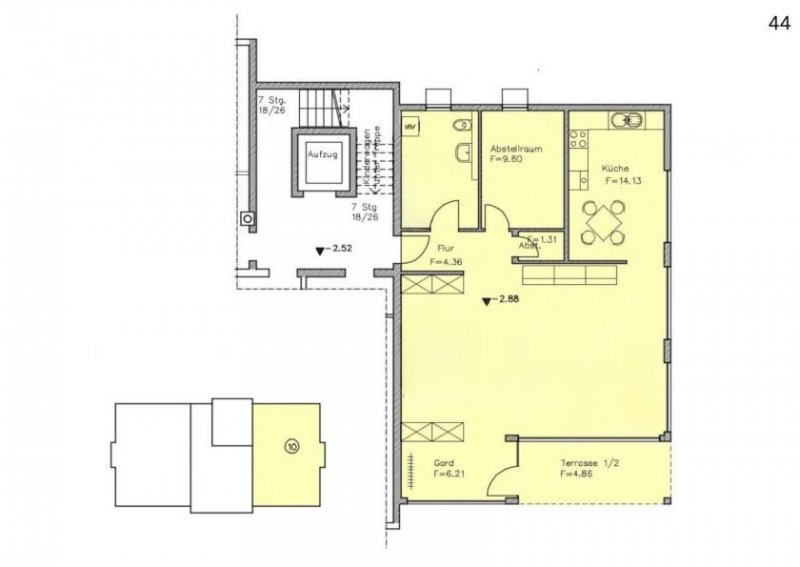 Waldshut-Tiengen Attraktive Gewerbefläche für Büro oder Praxis in Tiengen mit ca. 94 m² Wohnung mieten