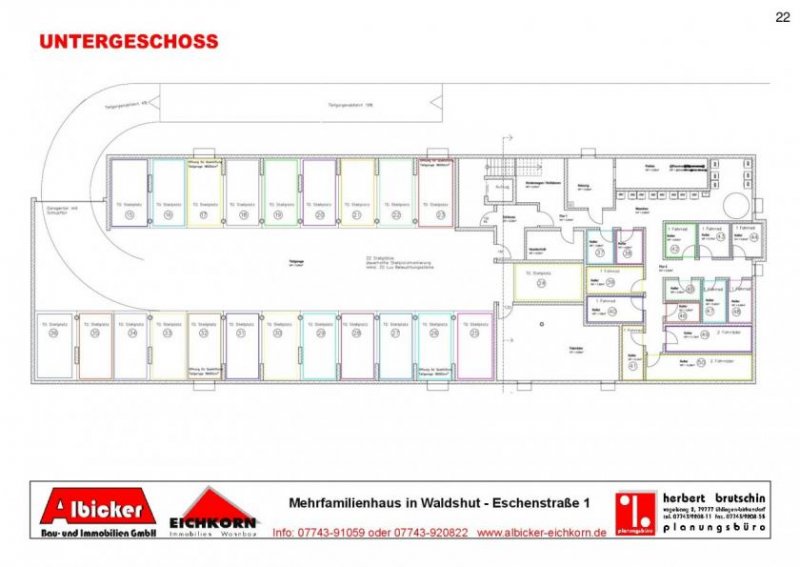 Waldshut-Tiengen Waldshut-Bergstadt: 2 Zimmerwohnung 1. Obergeschoss mit Balkon ca. 61m² mit Lift zu vermieten Wohnung mieten
