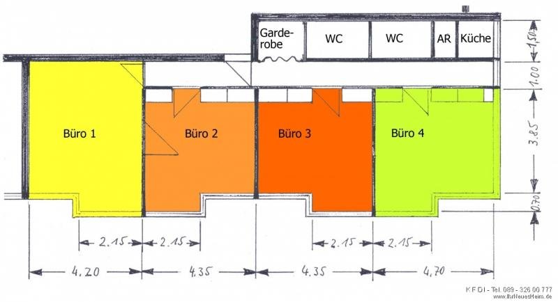 München | KFDI | helles Büro/Kanzlei/Praxis am
Englischen Garten Gewerbe mieten