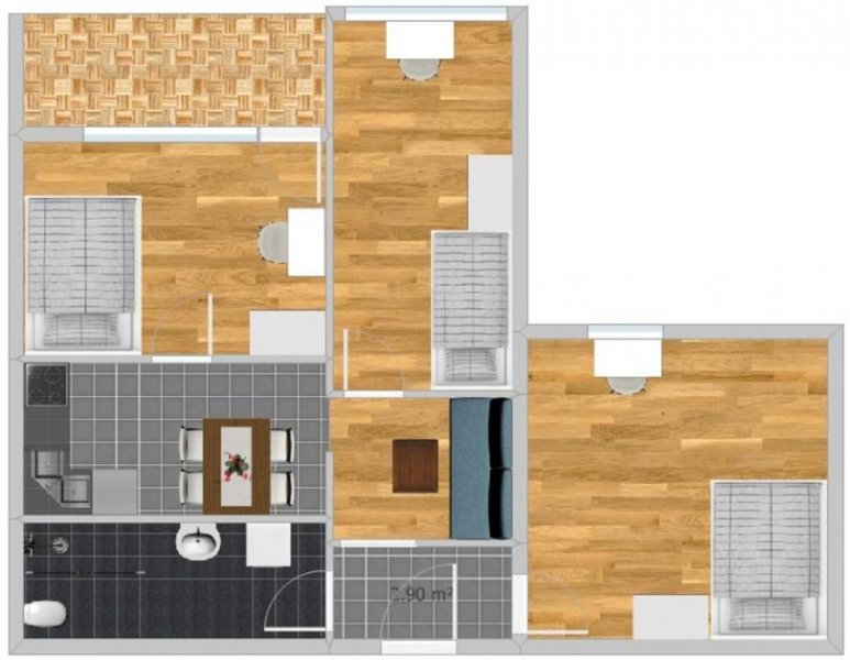 München WG-Zimmer ab 01. April 2025 mit 12 m² in schöner Grünanlage in Freimann Wohnung mieten
