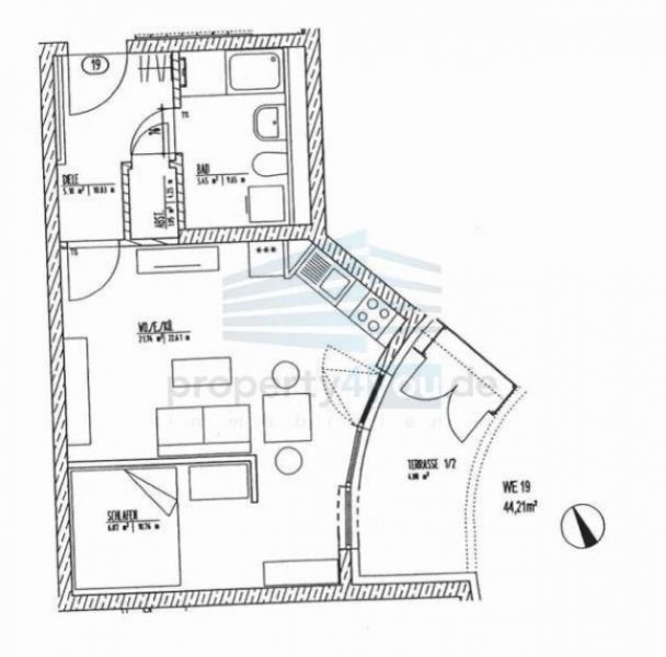 München Exklusiv eingerichtetes Lifestyle-Apartment mit Terrasse und Stellplatz in München - Pasing Wohnung mieten