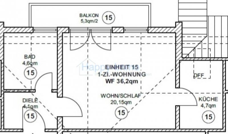 Unterhaching bezugsfreie 1 Zimmer Dachgeschosswohnung mit Duplex TG unten in Unterhaching Wohnung mieten
