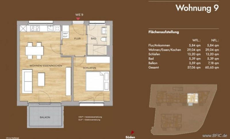 Fürstenfeldbruck Moderne 2-Zi.-Neubau-Wohnung mit Balkon und EBK in Fürstenfeldbruck Wohnung mieten