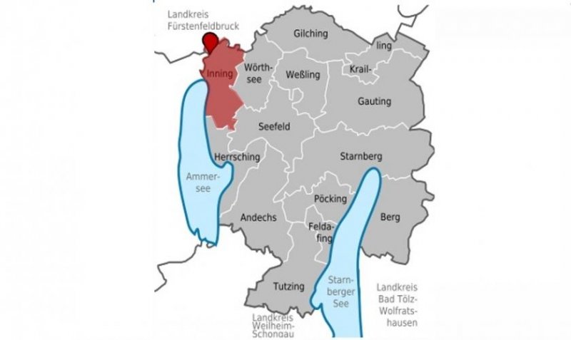 Inning am Ammersee Moderne Bürofläche
in Top Lage an der A96! Gewerbe mieten