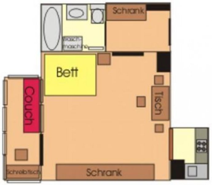 Dachau Schöne Wohnung mit Tiefgarage und Kellerabteil für 550€warm. Wohnung mieten
