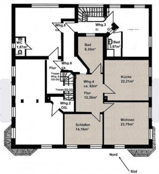 Wolnzach 2-Zimmerwohnung mit Süd-Ost Balkon 1.OG. *provisionsfrei* *erlaubte Haustiere: Katze* Wohnung mieten