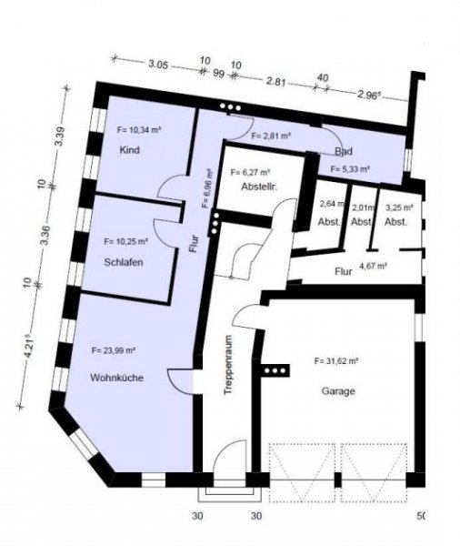 Hof H-43014 - Möblierte 3-Zimmer-Wohnung in FH-Nähe Wohnung mieten