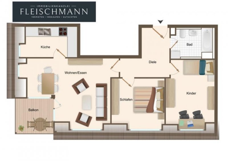 Suhl Angenehmes Wohnen in der City Wohnung mieten