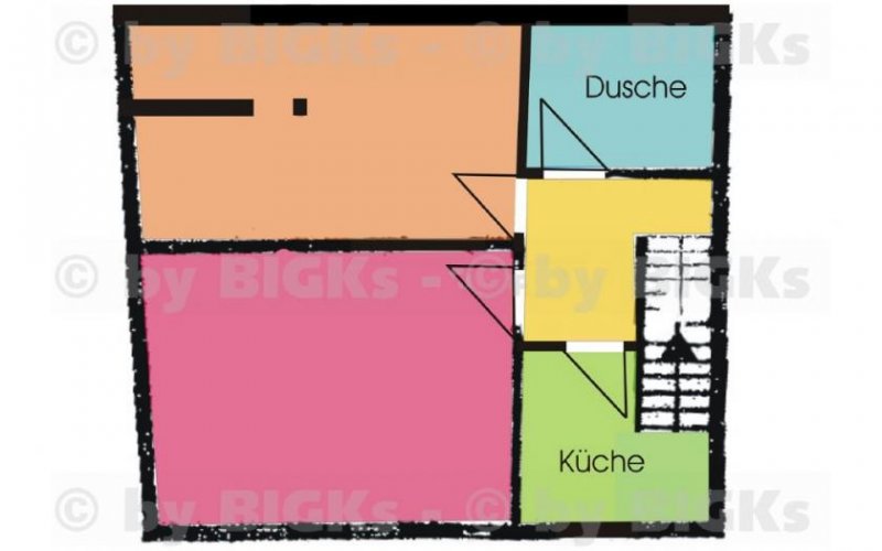 Suhl BIGKs: Suhl - Mitte 2 Raumwohnung ,separate Küche,Dusche (-;) Wohnung mieten