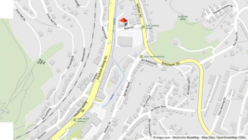 Suhl Büro in Suhl – 116 m², möbliert möglich, Glasfaser, TG-Stellplätze! Gewerbe mieten