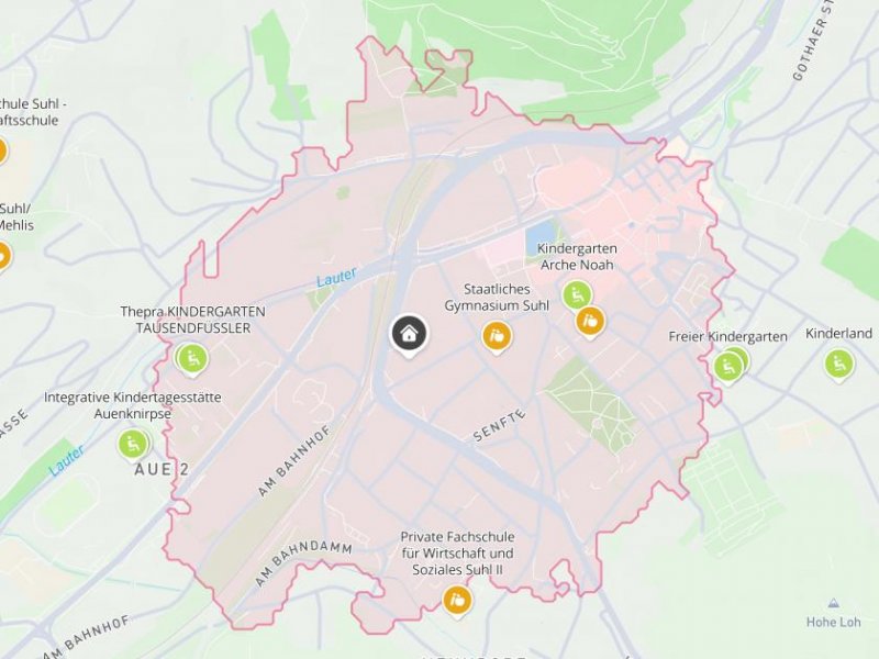 Suhl Großzügige Erstbezugswohnung mit Wintergarten, 5,5 Zimmern und klarer moderner Architektur Wohnung mieten