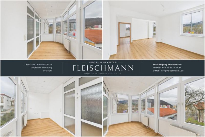 Suhl Großzügige Erstbezugswohnung mit Wintergarten, 5,5 Zimmern und klarer moderner Architektur Wohnung mieten