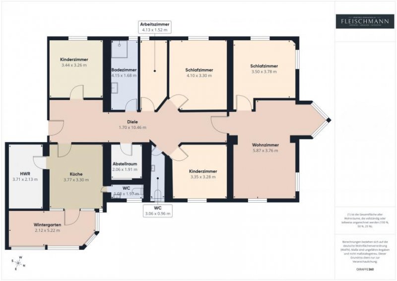 Suhl Großzügige Erstbezugswohnung mit Wintergarten, 5,5 Zimmern und klarer moderner Architektur Wohnung mieten