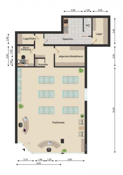 Suhl Interessante Nachbarn freuen sich auf Sie Gewerbe mieten