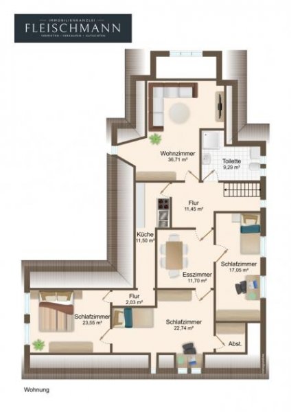 Suhl großzügige Wohnung, zentral und trotzdem ruhig Wohnung mieten