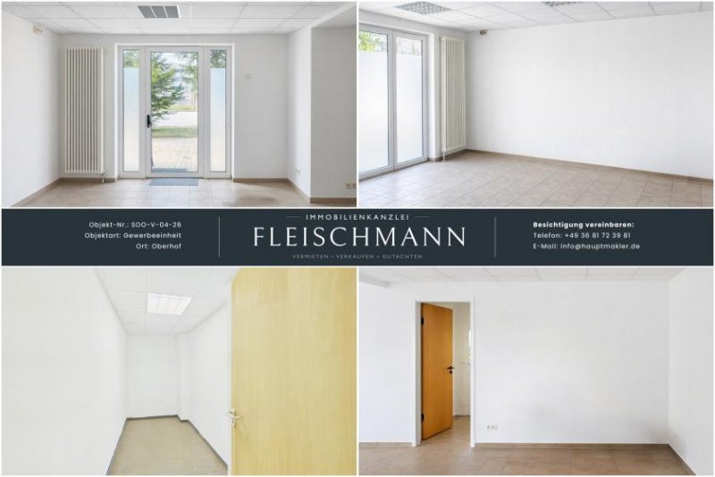 Oberhof Flexible Gewerbefläche mit vielseitigen Nutzungsmöglichkeiten und moderner Ausstattung Gewerbe mieten